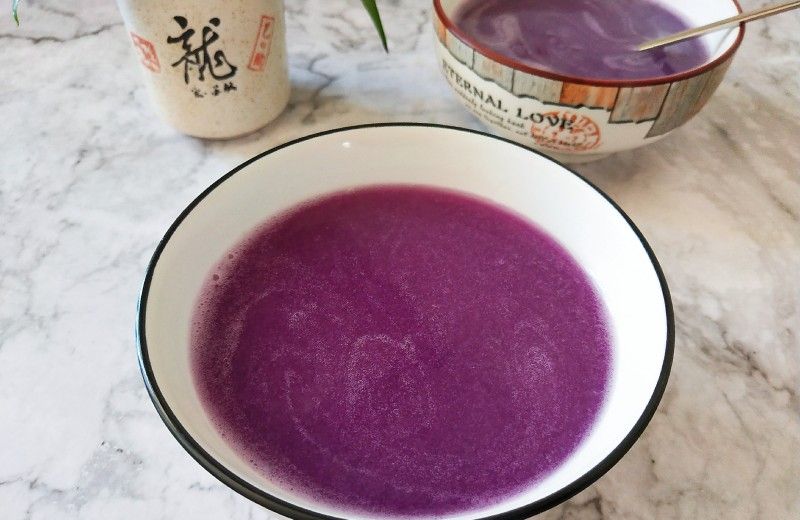 紫薯米糊