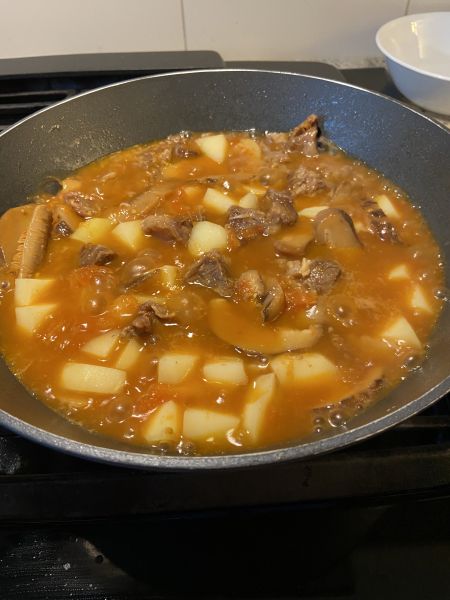 第7步(西红柿土豆炖牛肉的做法)