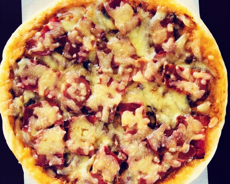 电饼铛披萨——简单方便美味成品图