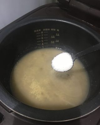 第5步(小米绿豆粥的做法)