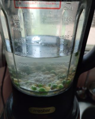 第2步(豌豆豆浆的做法)