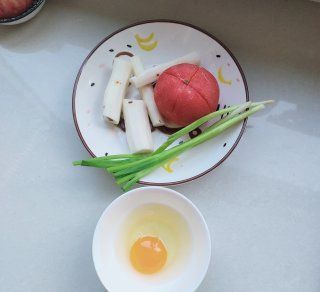 第1步(山药西红柿蛋汤的做法)
