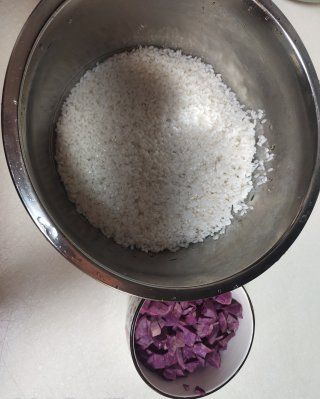 第2步(紫薯粥的做法)