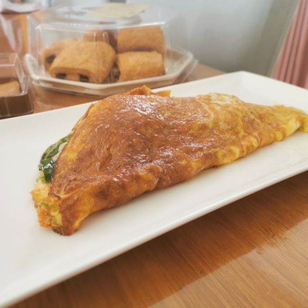 第5步(三文鱼omelette的做法)