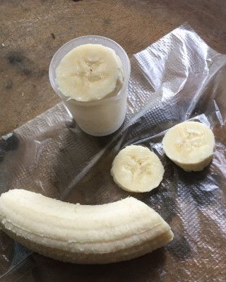 第2步(香蕉奶昔的做法)
