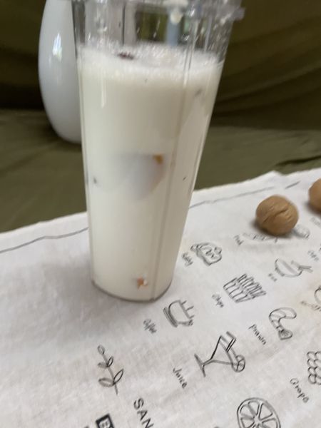 第3步(每日一饮之南瓜核桃红枣奶的做法)