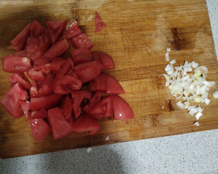 第3步(西红柿炒土豆片的做法)