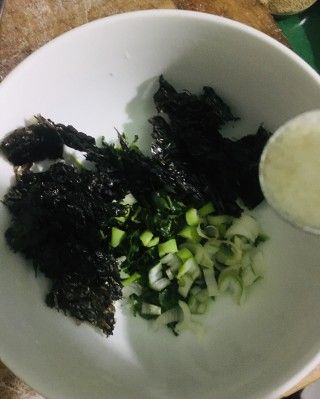 第1步(紫菜汤的做法)