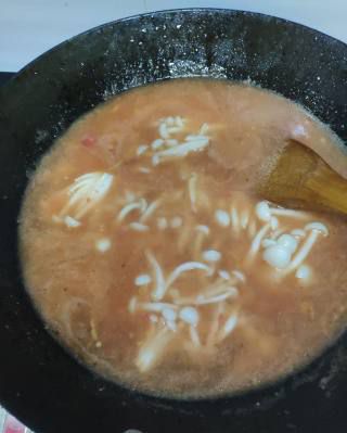 第6步(暖身美食 西红柿 豆腐 蘑菇汤的做法)