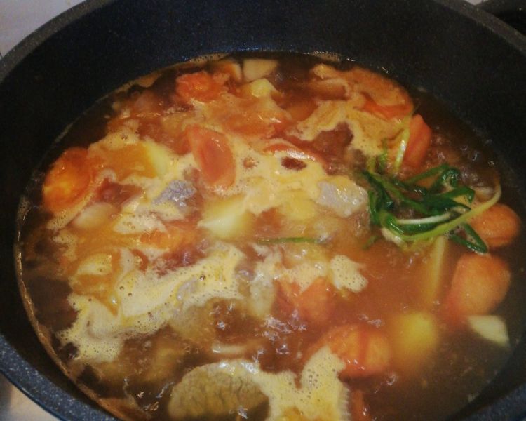 第9步(西红柿土豆炖牛腩的做法)