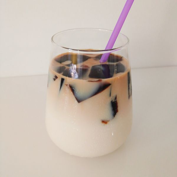 第5步(夏日饮品·咖啡冻(牛奶/奶茶)的做法)