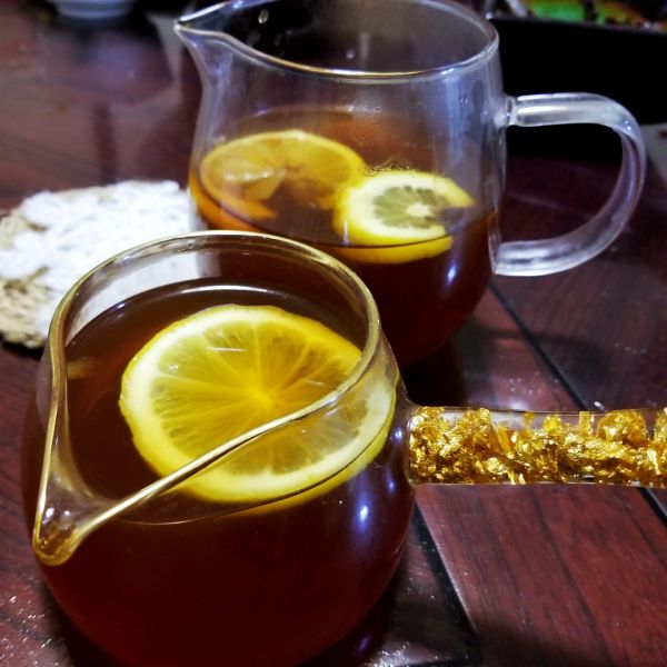 柠檬红茶成品图