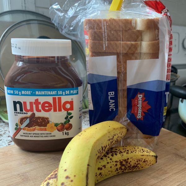 第1步(Nutella香蕉卷的做法)