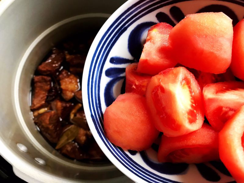 第25步(西红柿土豆炖牛腩（高压锅版）的做法)