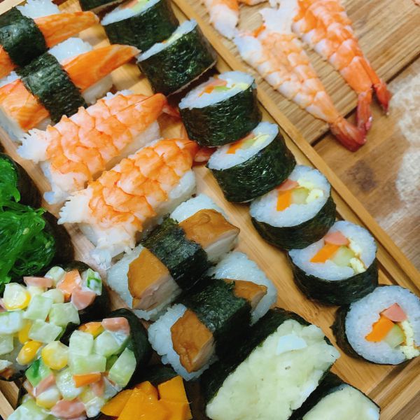 解决小孩不爱吃饭的寿司成品图