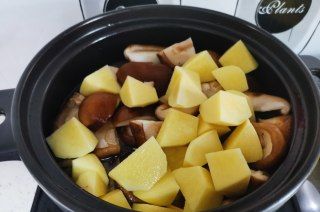 第12步(香菇土豆炖鸡块的做法)
