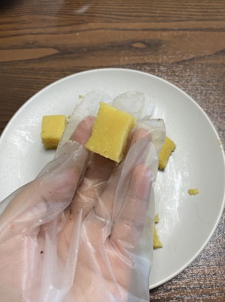 木糖醇豌豆黄成品图
