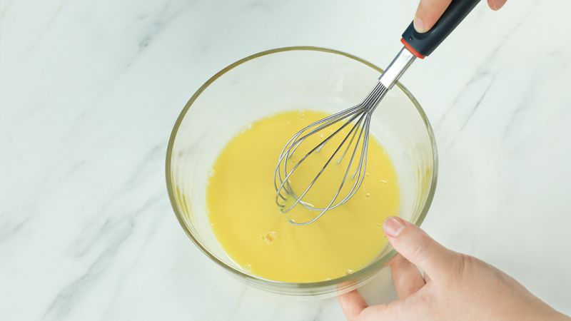 第3步(豆浆蛋糕的做法)