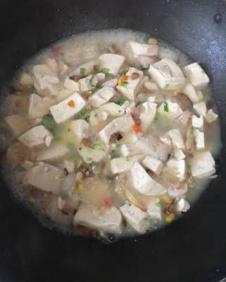 第3步(海鲜豆腐的做法)