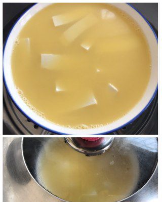 第3步(嫩豆腐蒸蛋的做法)