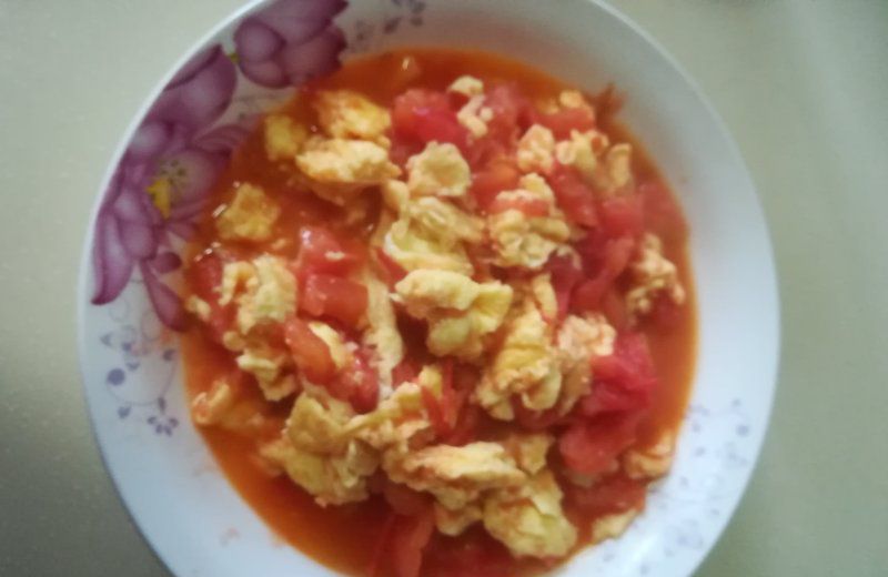 家常菜 西红柿炒鸡蛋成品图