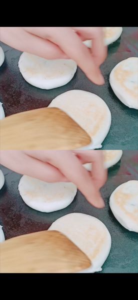 第5步(豆沙糯米饼的做法)