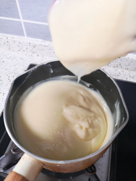 第5步(下午茶小食-烤牛奶的做法)