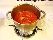 第4步(番茄排骨汤的做法)