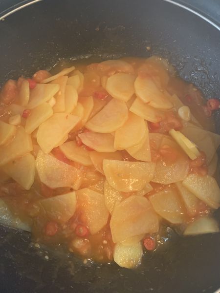 第8步(番茄土豆片的做法)