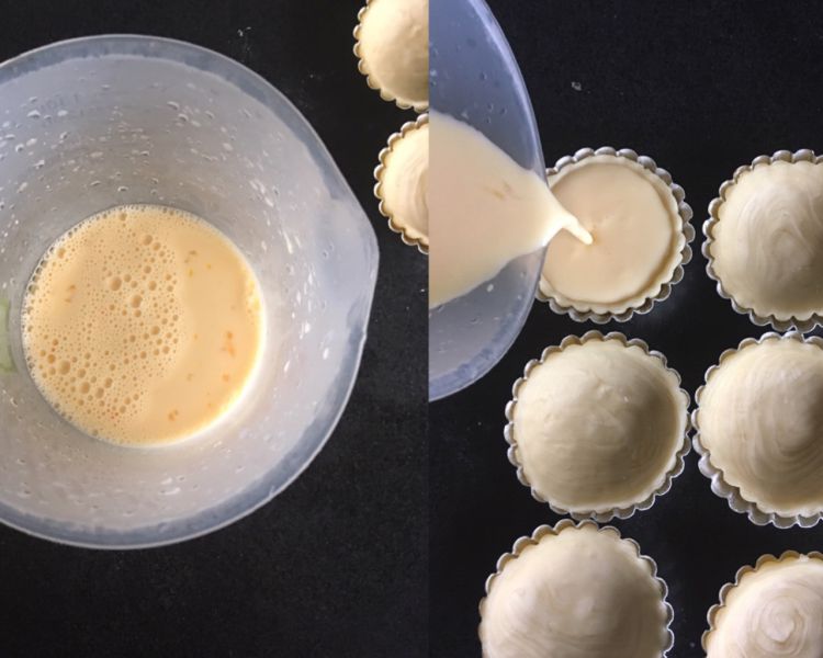 第6步(蛋挞—简单做无黄油挞皮的做法)