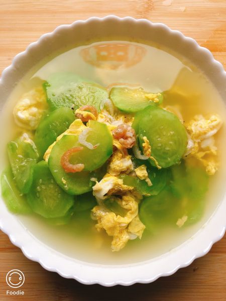 翡翠黄瓜鸡蛋汤（无油减肥版）成品图