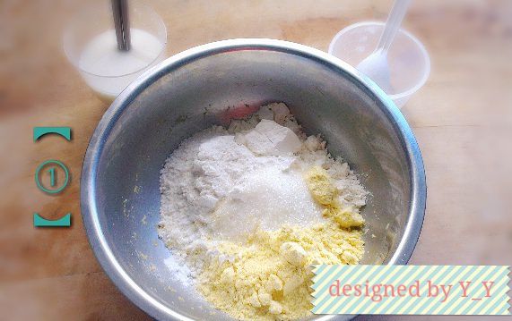 第1步(玉米面发糕的做法)