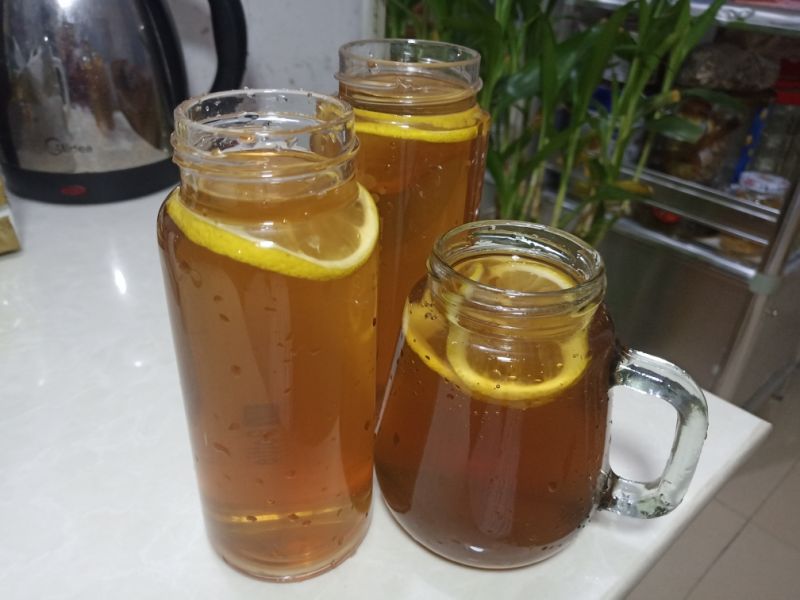第6步(超好喝的柠檬冰红茶（自制健康食材，无糖精）的做法)