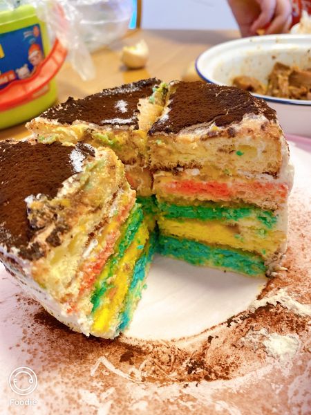 第5步(彩虹蛋糕4寸蛋糕的做法)