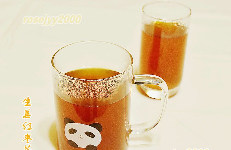 生姜红枣茶成品图