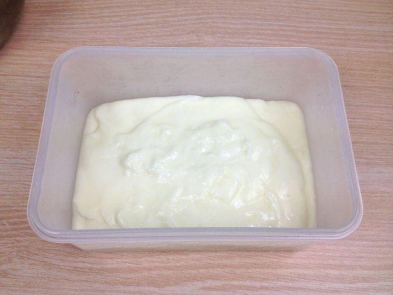 第7步(椰丝牛奶小方糕的做法)