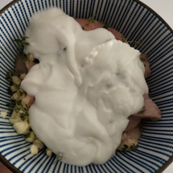柠檬香草鸡胸肉 很特别的酸奶腌制法 的做法 菜谱大杂烩