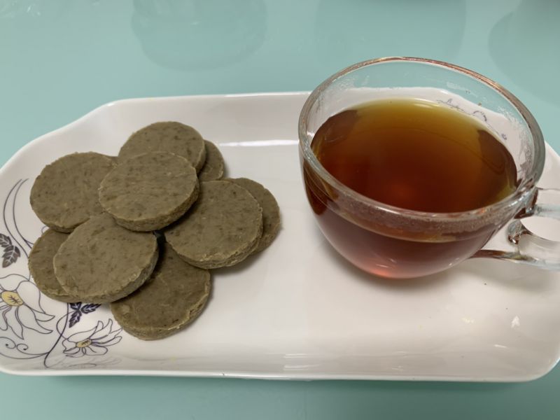 第8步(零负担~配茶或咖啡的下午茶点~绿豆冰糕（绿豆不去壳）的做法)