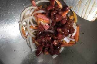 第5步(黑椒牛肉的做法)