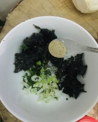 第2步(紫菜汤的做法)
