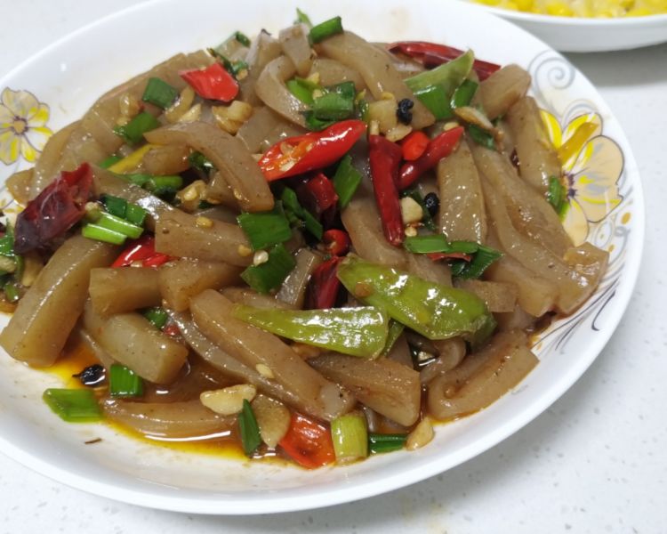 第2步(超好吃香辣魔芋豆腐7815的做法)