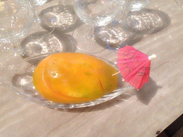 木瓜炖雪蛤成品图