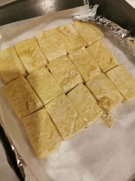 第2步(烤箱版快手包浆豆腐（麻辣/五香）的做法)