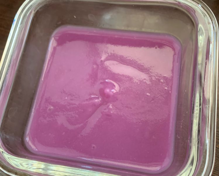 紫薯山药泥成品图