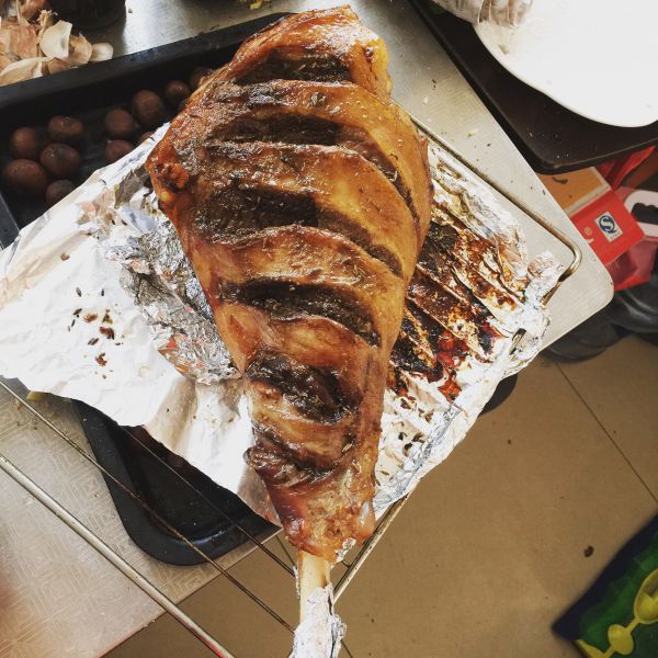 第4步(蜜汁孜然烤羊腿的做法)