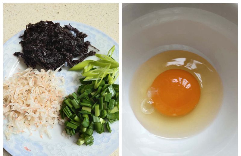 第1步(超简单的虾皮紫菜汤---最补钙的小虾皮吃法之二的做法)