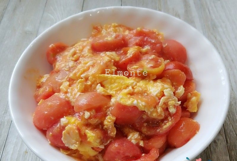番茄炒蛋成品图
