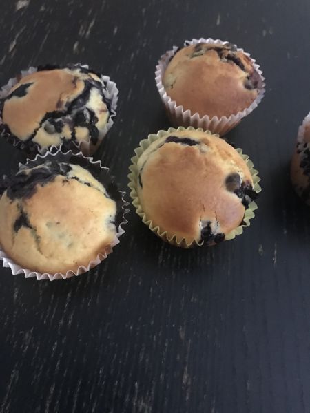 第1步(蓝莓爆浆muffin的做法)