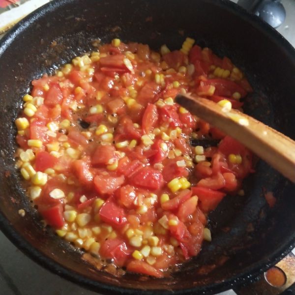 第2步(番茄烩饭的做法)