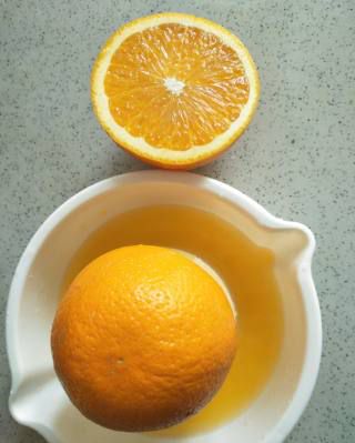 第3步(橙汁的做法)